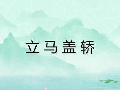 立马盖轿