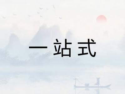 一站式