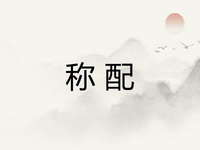 称配