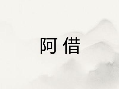 阿借