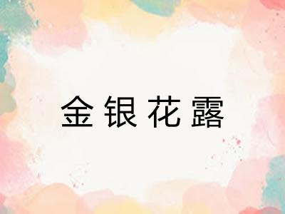 金银花露