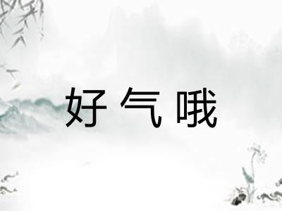好气哦 好气哦