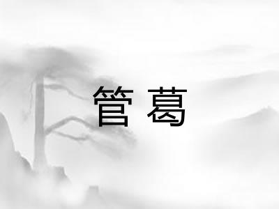 管葛 管葛