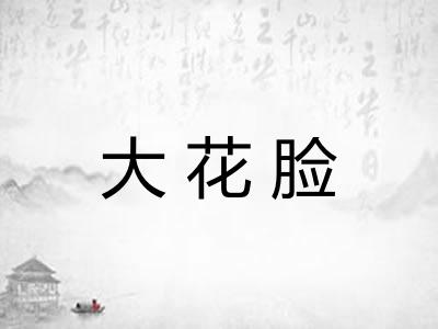 大花脸 大花脸