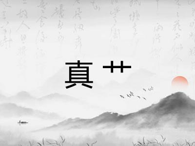 真艹