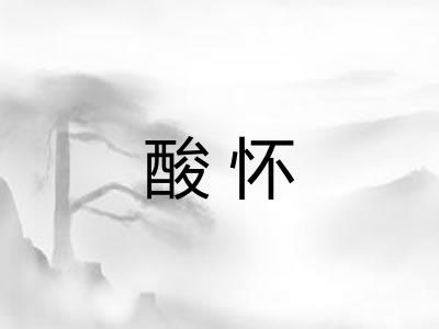 酸怀 酸怀