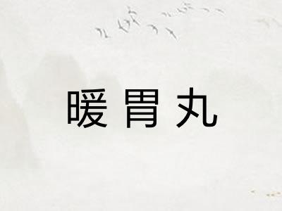 暖胃丸