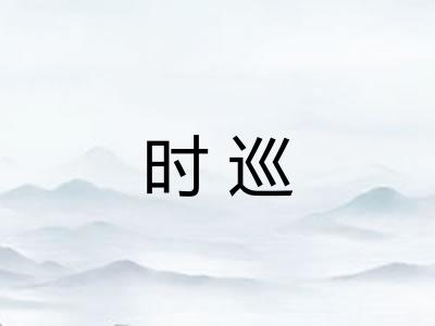 时巡