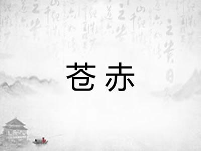 苍赤