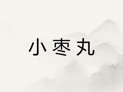 小枣丸