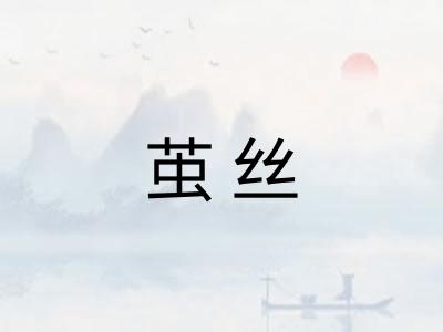 茧丝