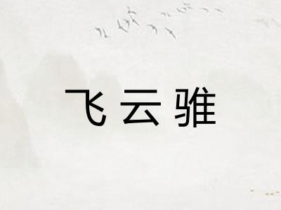 飞云骓