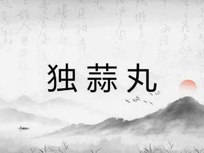 独蒜丸