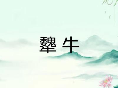 犩牛