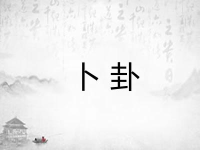 卜卦 卜卦