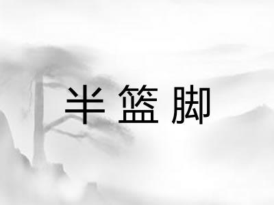 半篮脚
