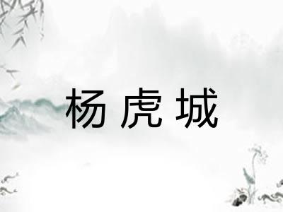 杨虎城 杨虎城