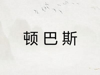顿巴斯 顿巴斯