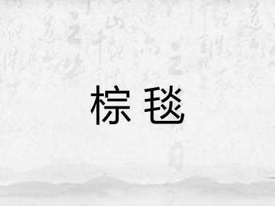 棕毯
