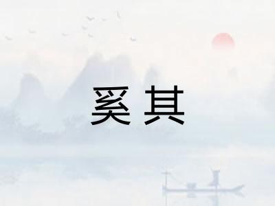 奚其