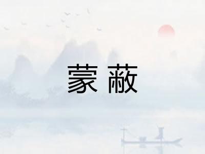 蒙蔽 蒙蔽