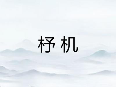 杼机