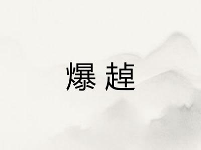爆趠