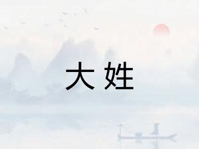 大姓