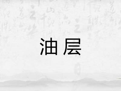 油层