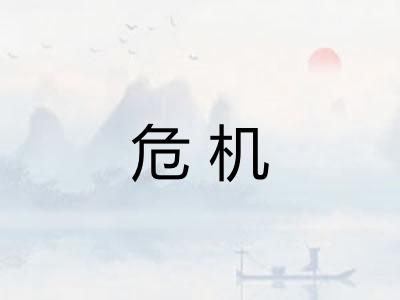 危机