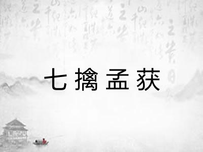 七擒孟获 七擒孟获