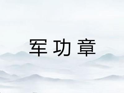 军功章
