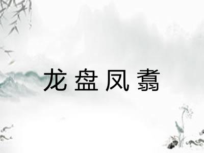 龙盘凤翥 龙盘凤翥
