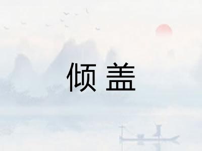 倾盖 倾盖