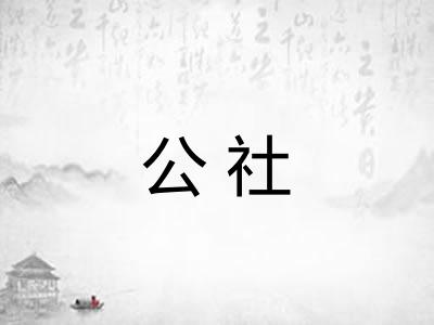 公社 公社