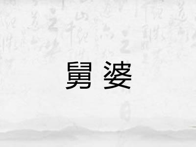 舅婆
