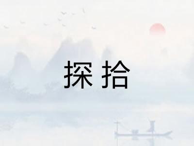 探拾 探拾