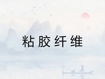 粘胶纤维 粘胶纤维