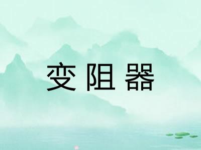 变阻器