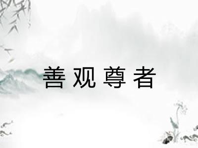 善观尊者