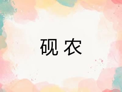 砚农