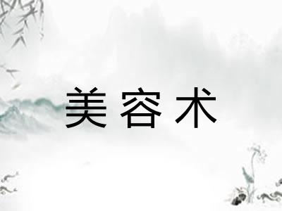 美容术