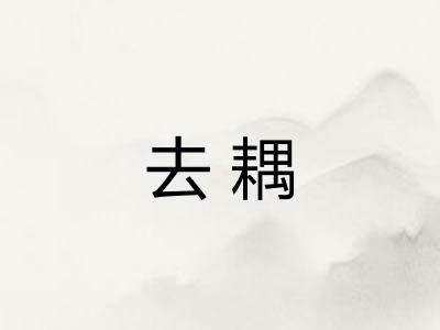 去耦