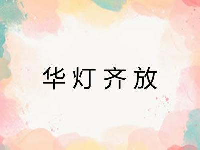 华灯齐放