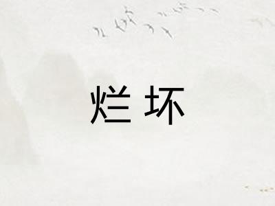 烂坏