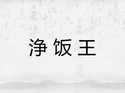 浄饭王