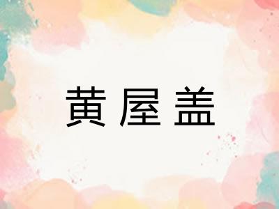 黄屋盖