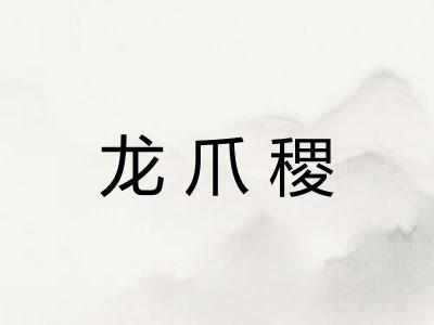 龙爪稷 龙爪稷