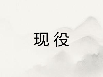 现役