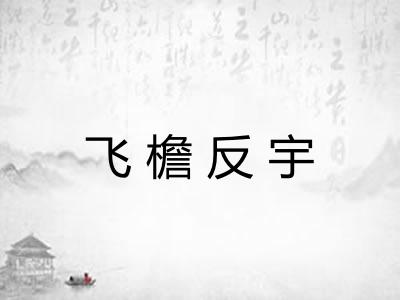 飞檐反宇